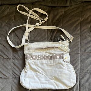 Stylish Cream Crossbody Bag